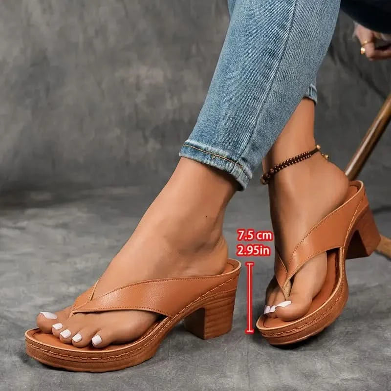 Morgane™ Chaussons Orthopédiques avec Talon