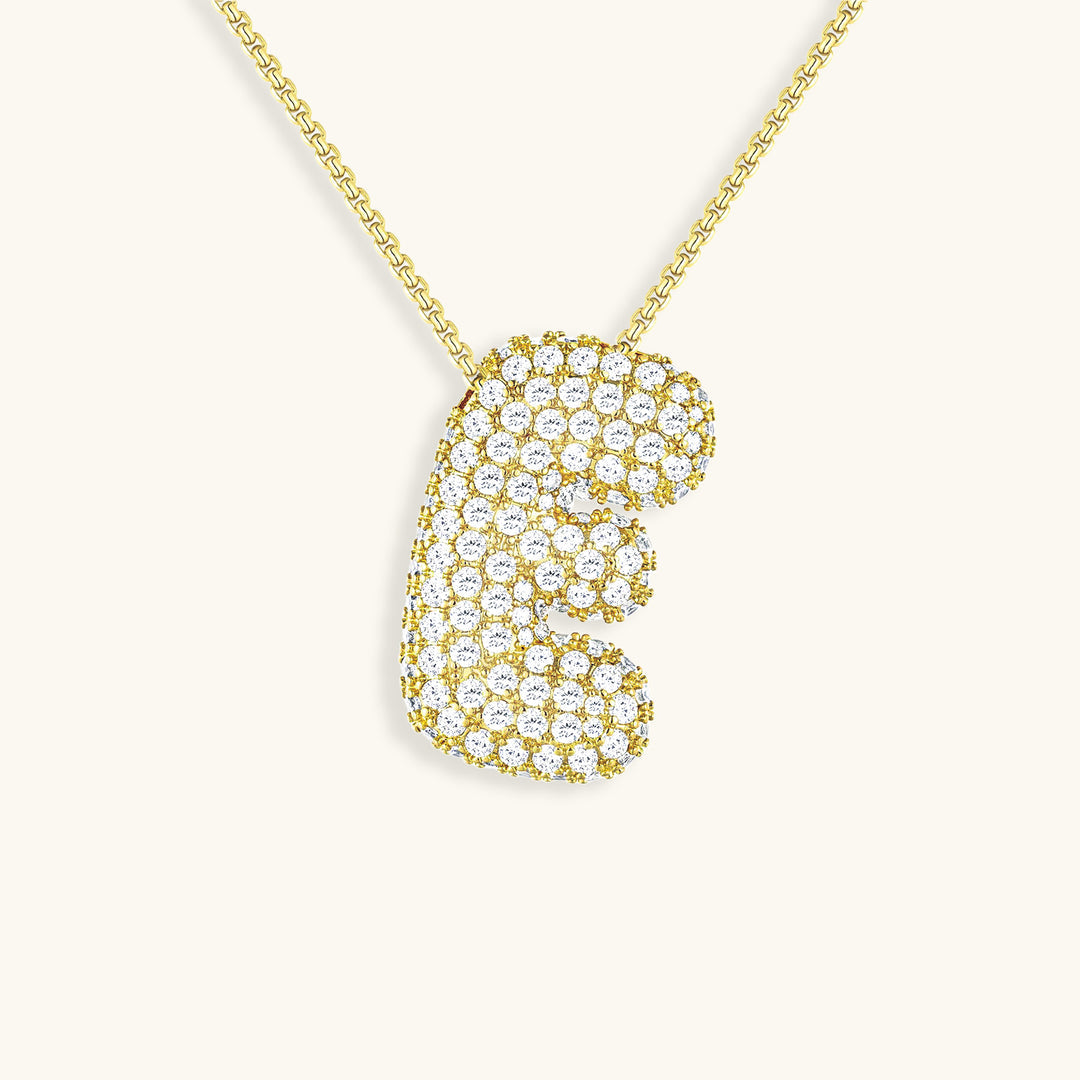 Collier Initiales Hailey Bubble