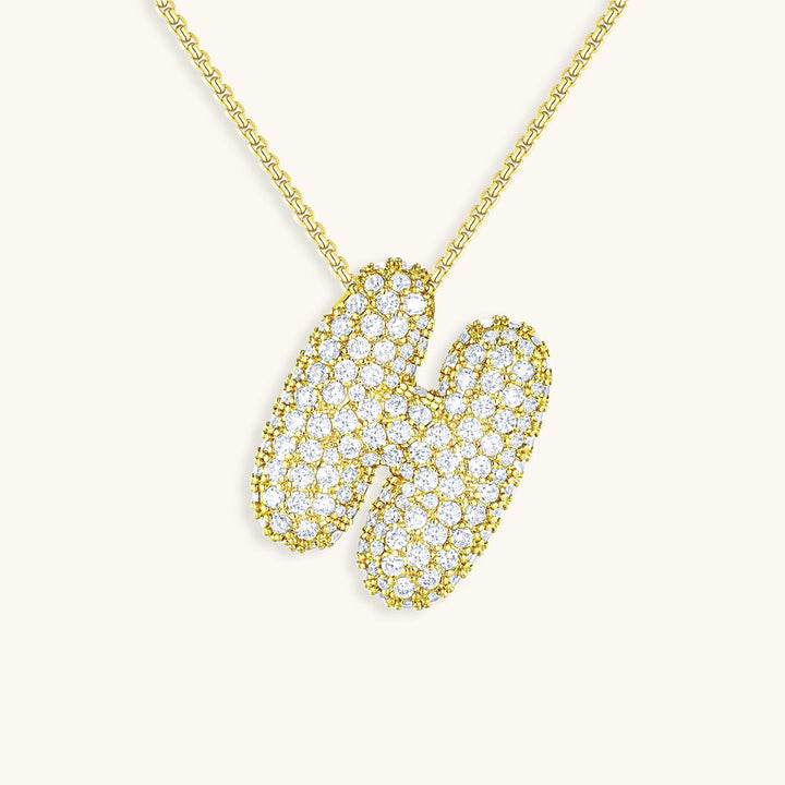 Collier Initiales Hailey Bubble