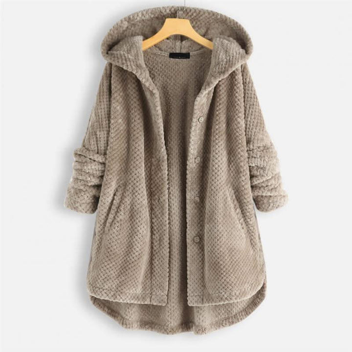 Morgane™| Billie manteau à capuche côtelé