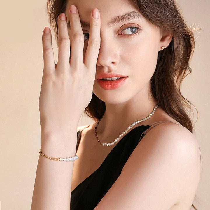 Rhoni® Chaîne en Perles en Or 14K