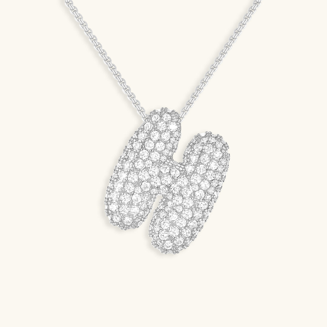 Collier Initiales Hailey Bubble