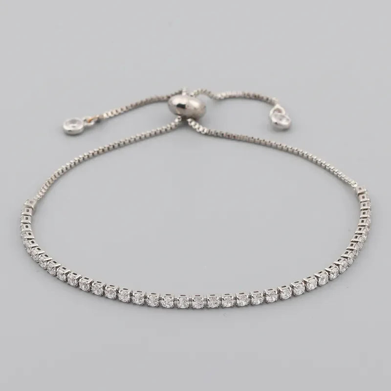 Bracelet de Tennis Ajustable Melly