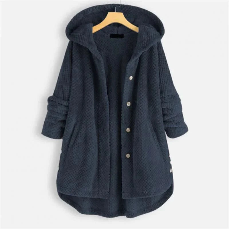 Morgane™| Billie manteau à capuche côtelé