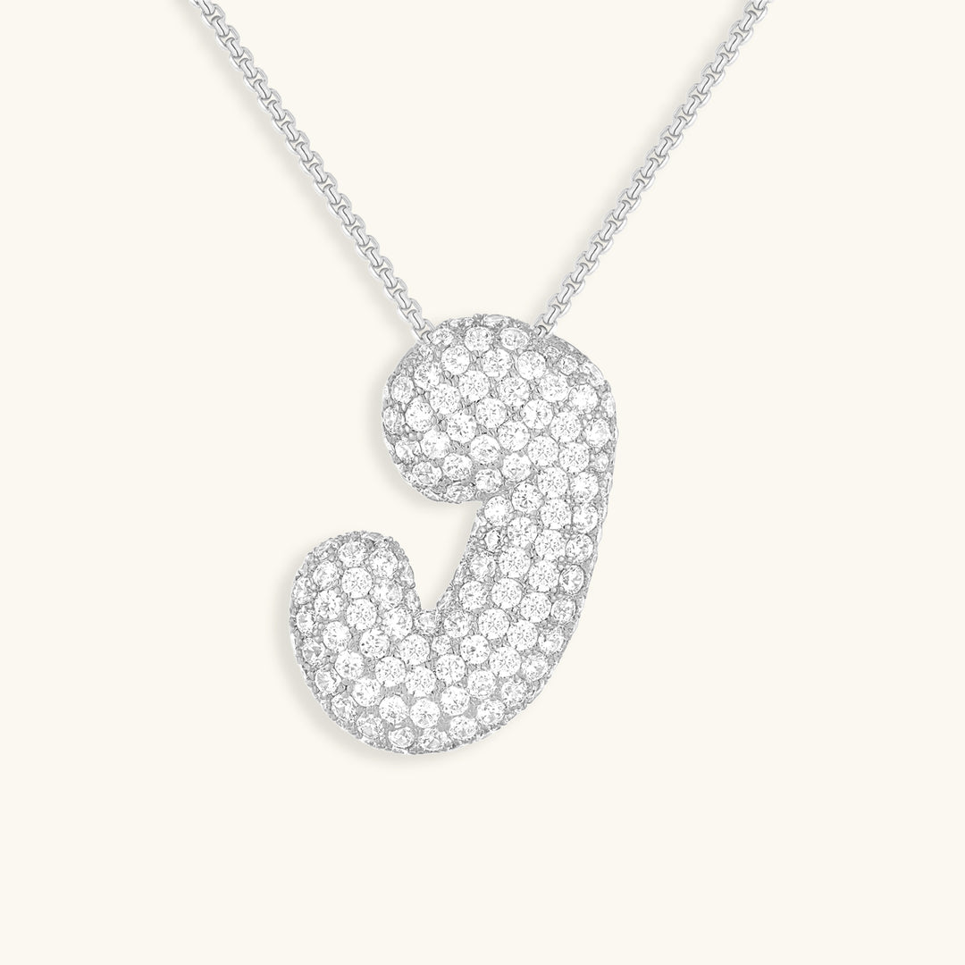 Collier Initiales Hailey Bubble