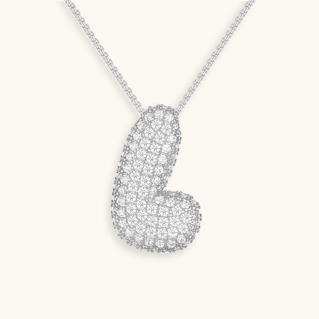 Collier Initiales Hailey Bubble
