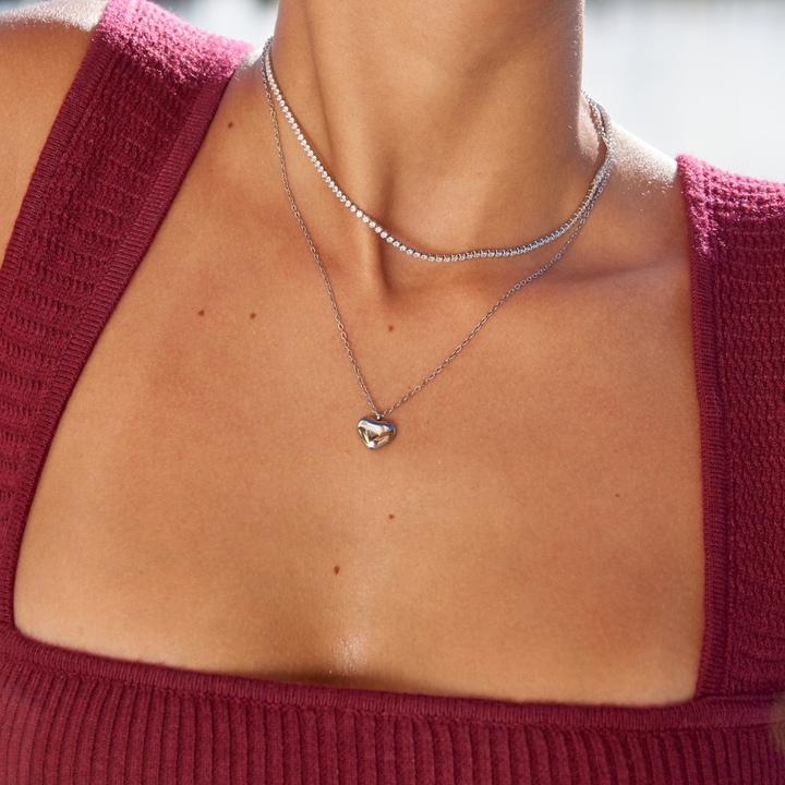 Collier en Cristal Lexi Silber