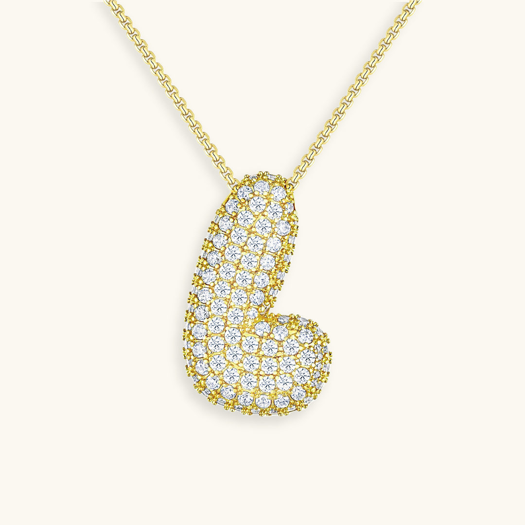 Collier Initiales Hailey Bubble