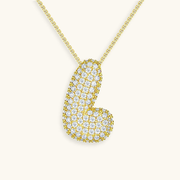 Collier Initiales Hailey Bubble