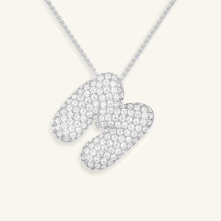 Collier Initiales Hailey Bubble