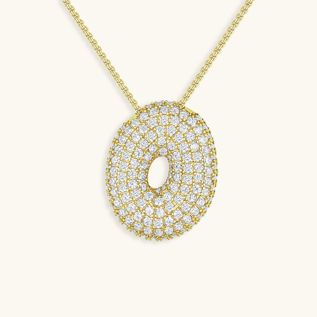 Collier Initiales Hailey Bubble