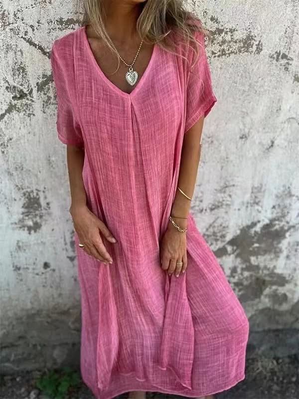Kalina | Midi Dress with V-Neck