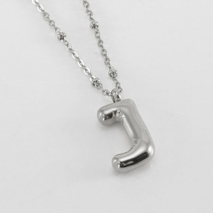 Collier Initial en Lettre Bulle