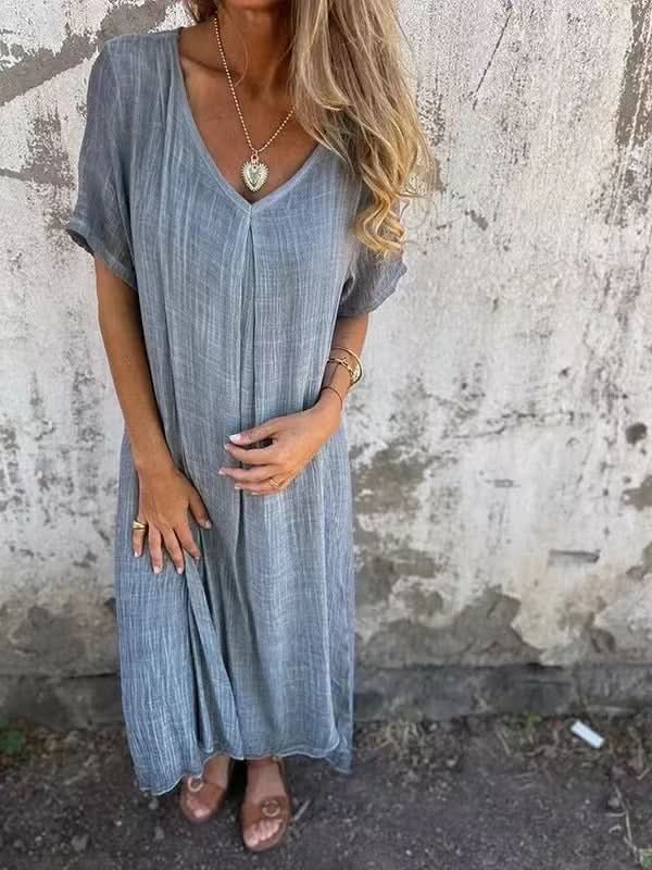 Kalina | Midi Dress with V-Neck