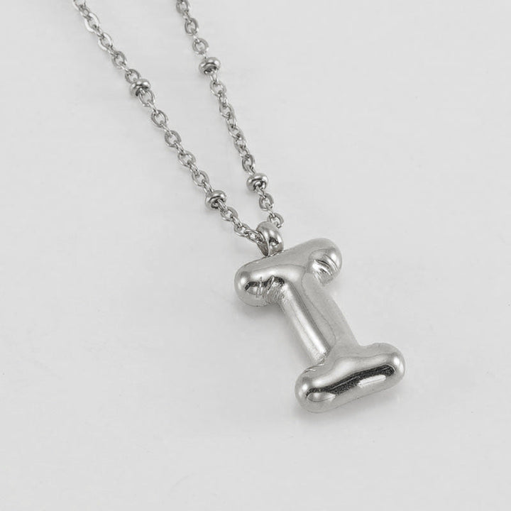 Collier Initial en Lettre Bulle