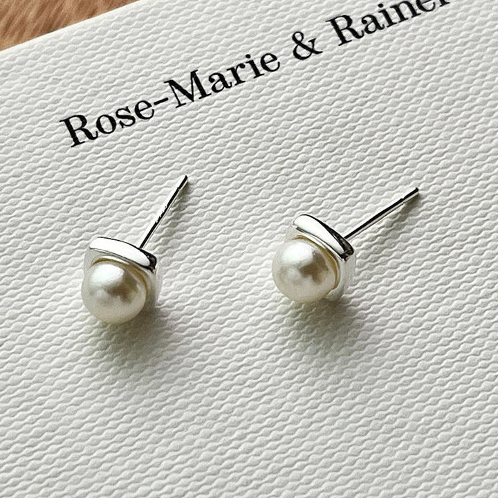 Boucles d'oreilles tendance avec perles d'eau douce