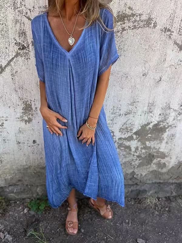 Kalina | Midi Dress with V-Neck