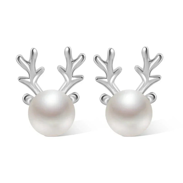 Boucles d'oreilles en perles de renne