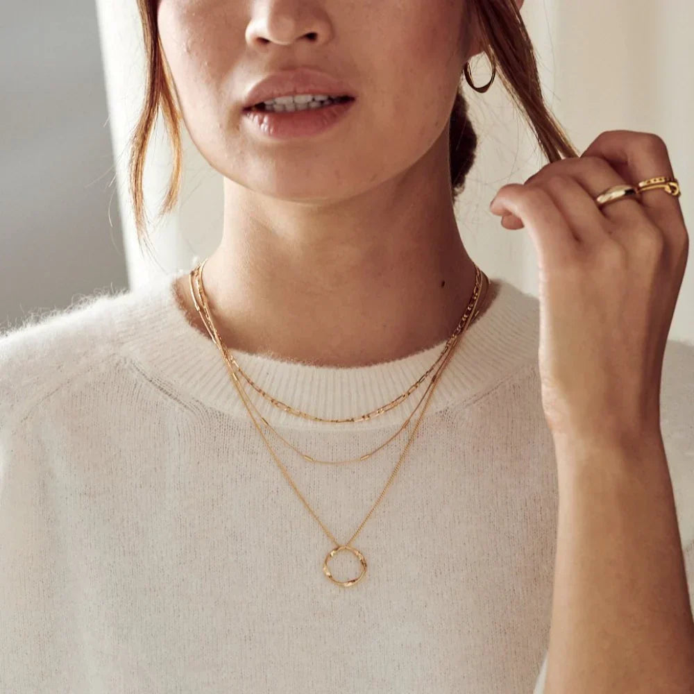 Collier en cercle ouvert