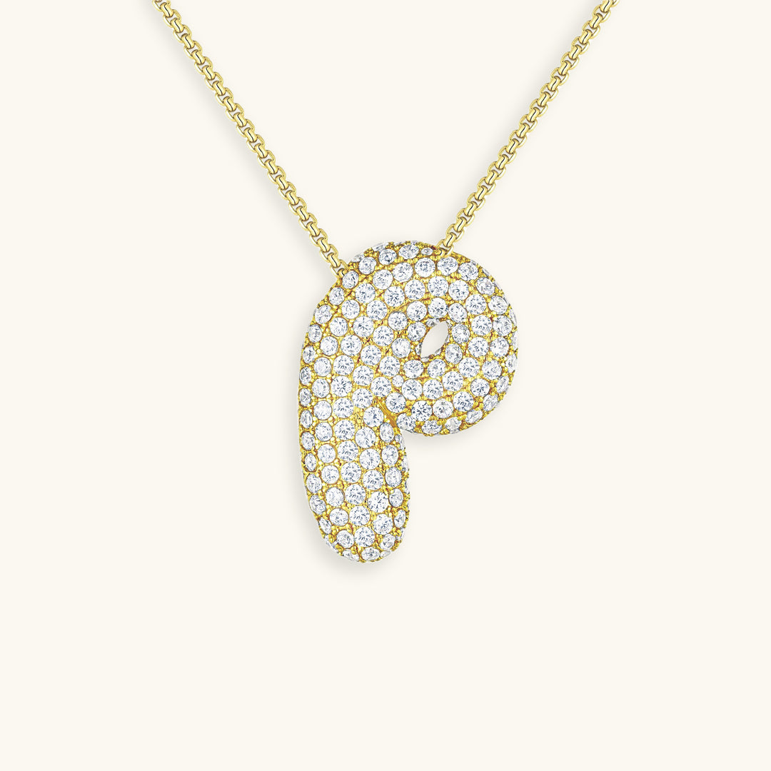 Collier Initiales Hailey Bubble