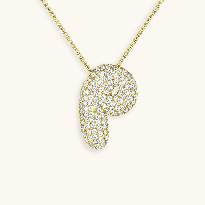 Collier Initiales Hailey Bubble
