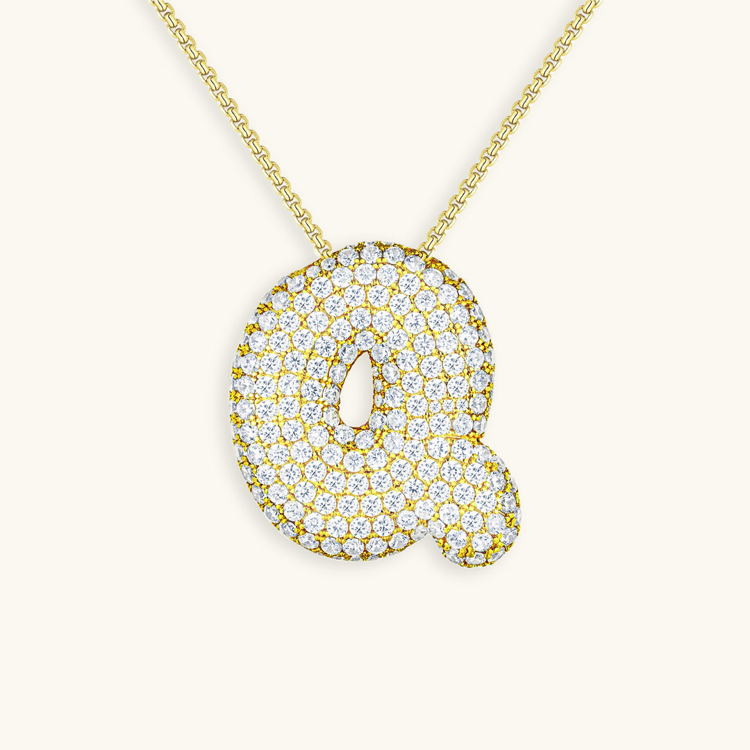 Collier Initiales Hailey Bubble