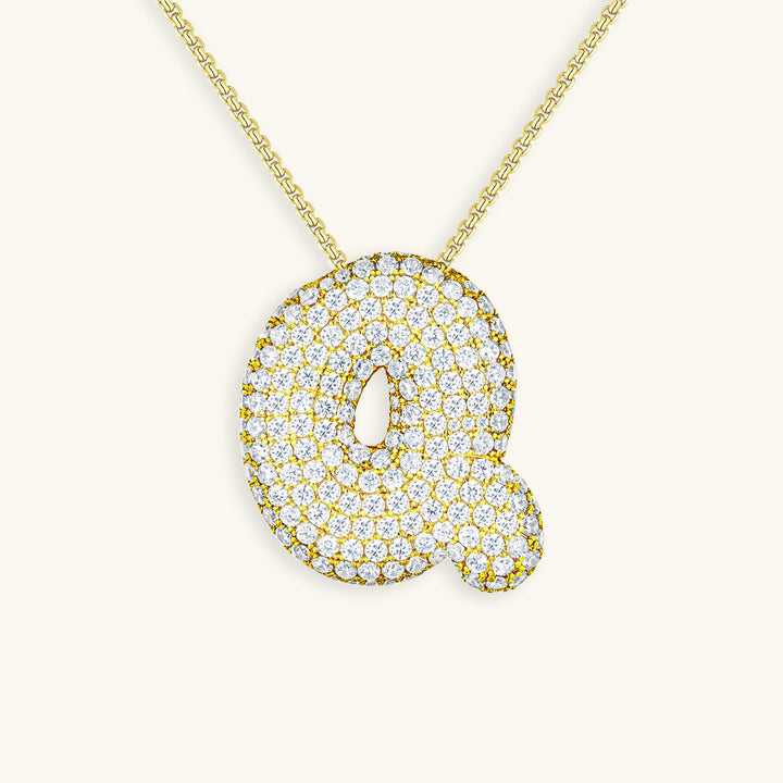 Collier Initiales Hailey Bubble