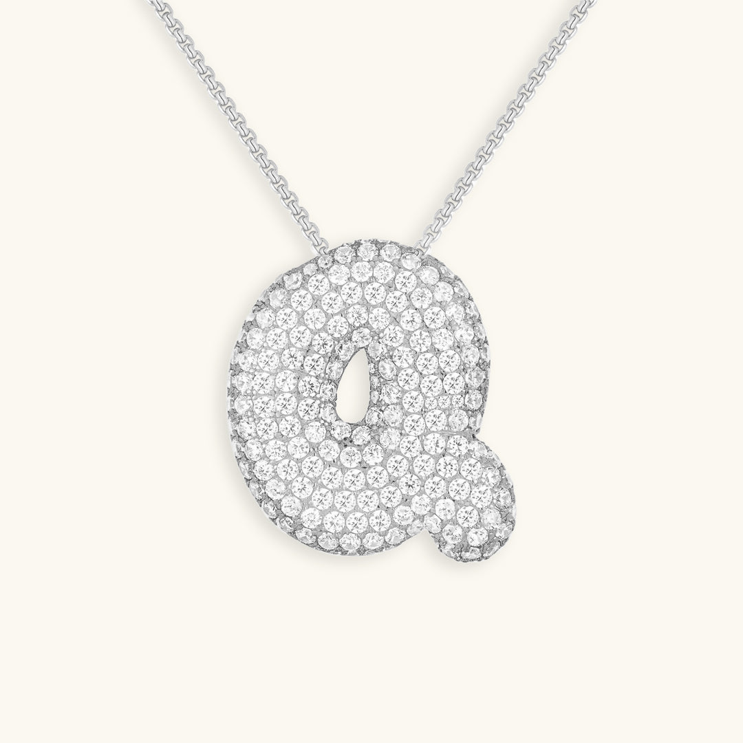 Collier Initiales Hailey Bubble