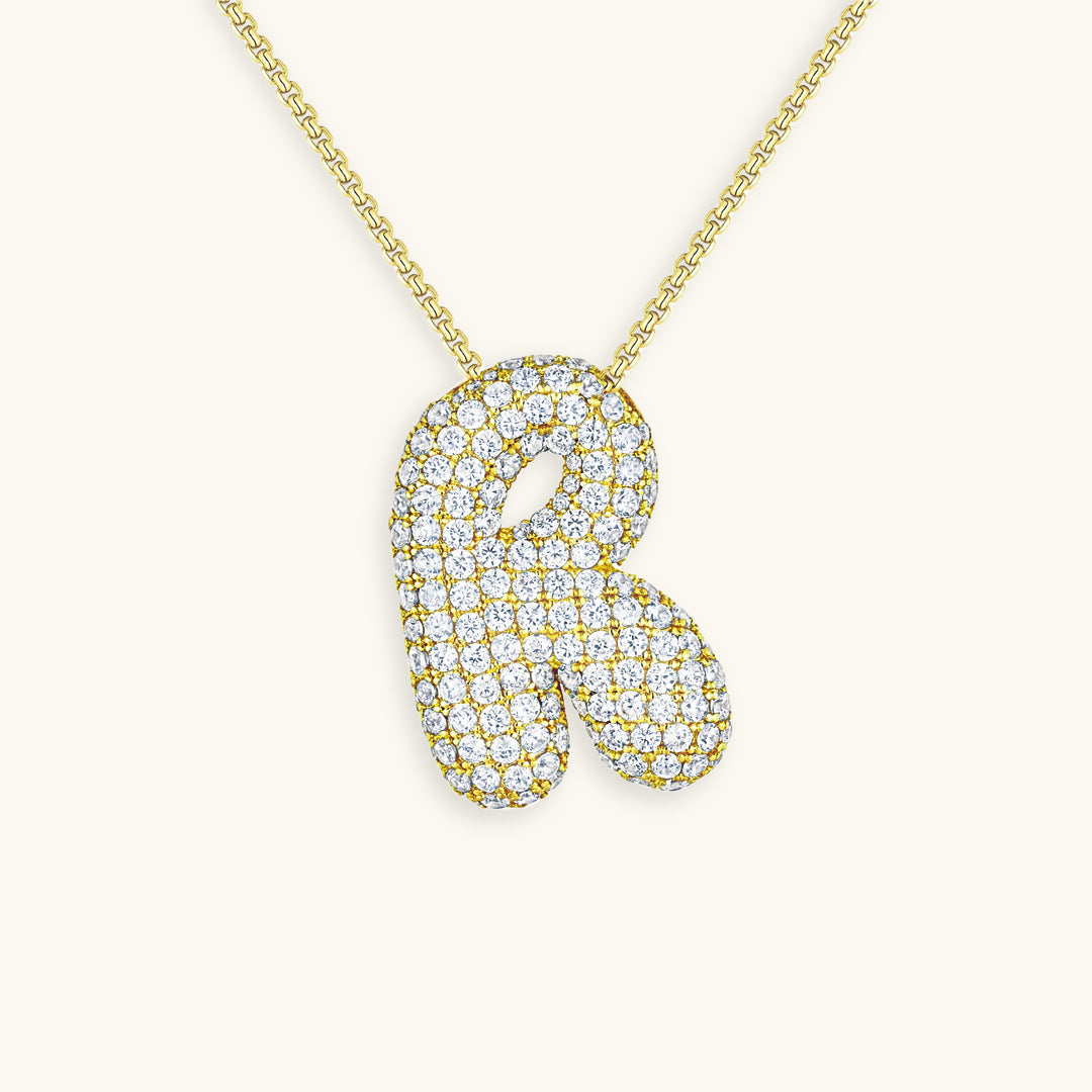 Collier Initiales Hailey Bubble