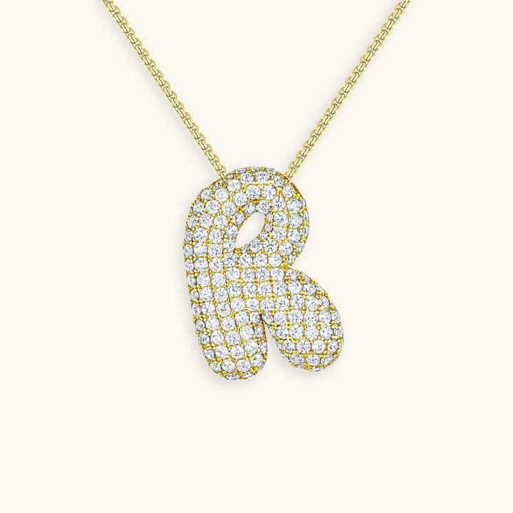 Collier Initiales Hailey Bubble