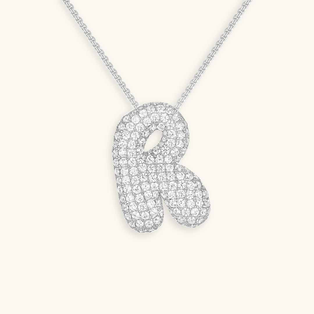 Collier Initiales Hailey Bubble
