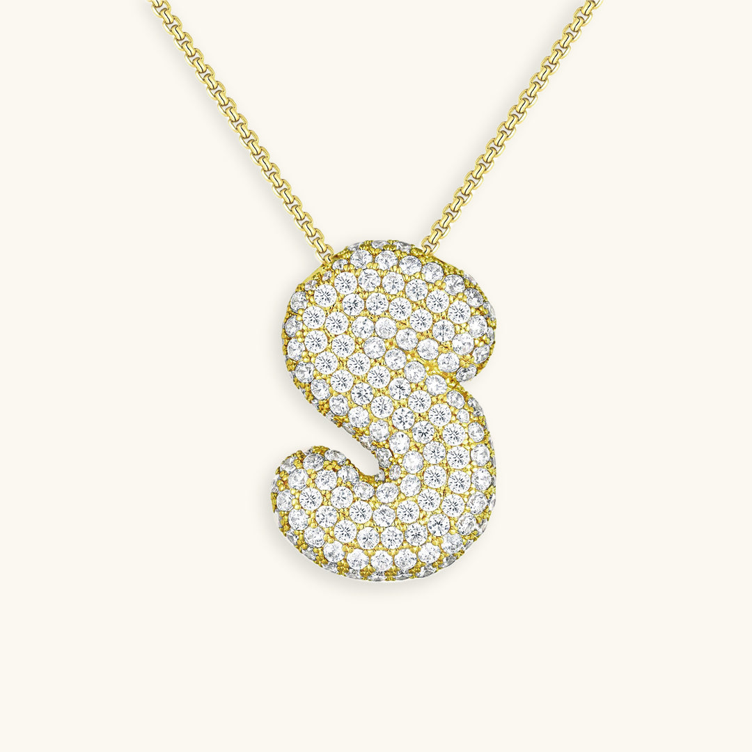 Collier Initiales Hailey Bubble