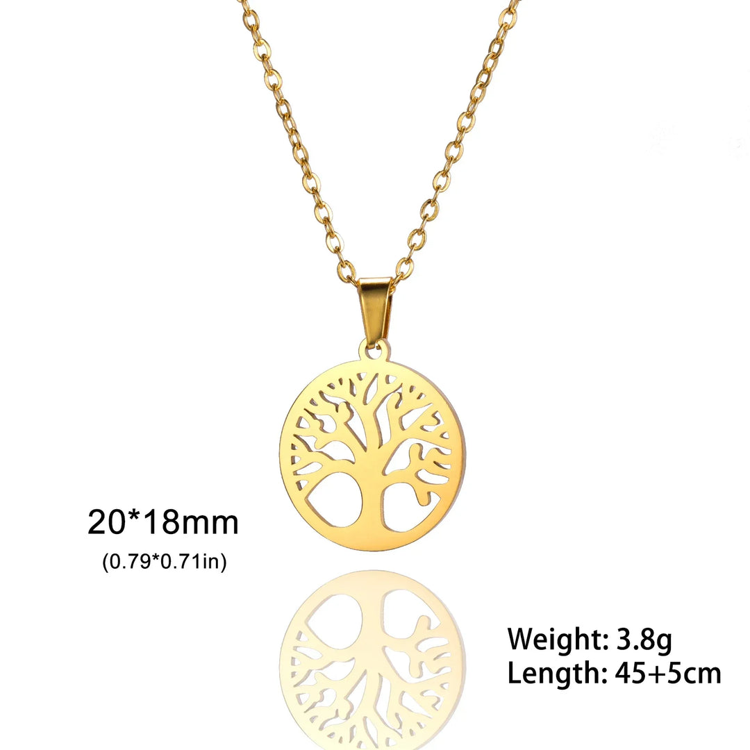 Collier Arbre de Vie Harmonie Dorée