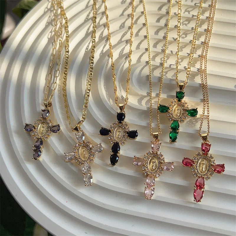 Pendentifs Croix de la Vierge Marie Valerie®