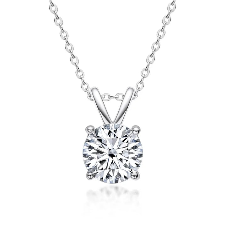 Collier en Diamant Moissanite en Argent Sterling Exclusif
