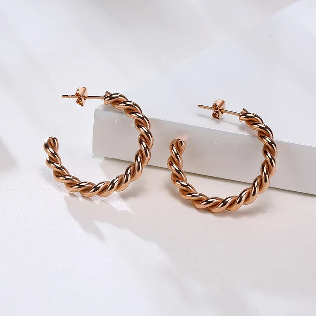 Boucles d'Oreilles Hoop Pâtisserie