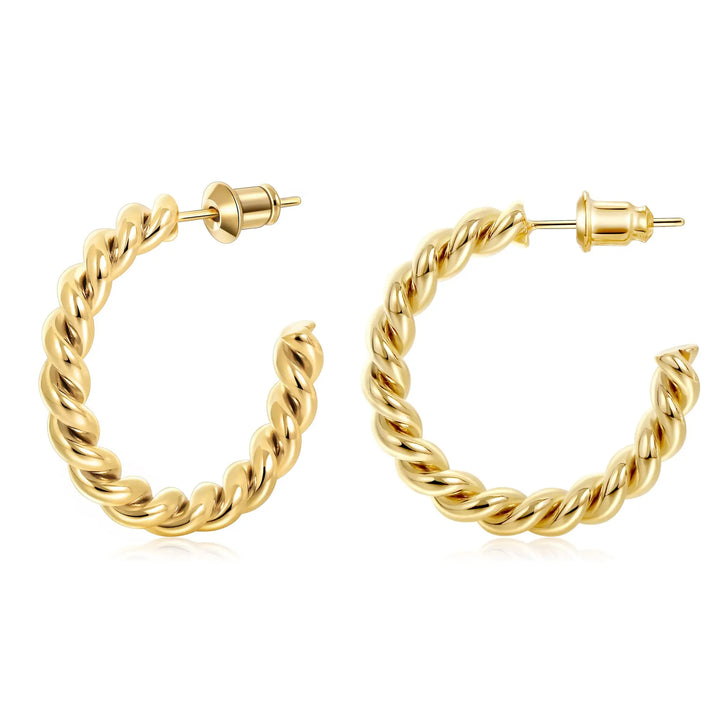 Boucles d'Oreilles Hoop Pâtisserie