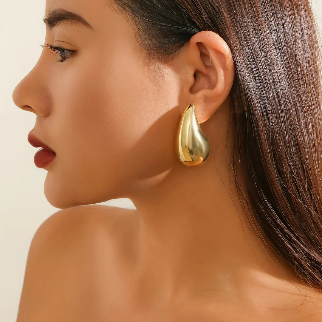 Boucles d'oreilles goutte d'eau Rhoni® en promotion