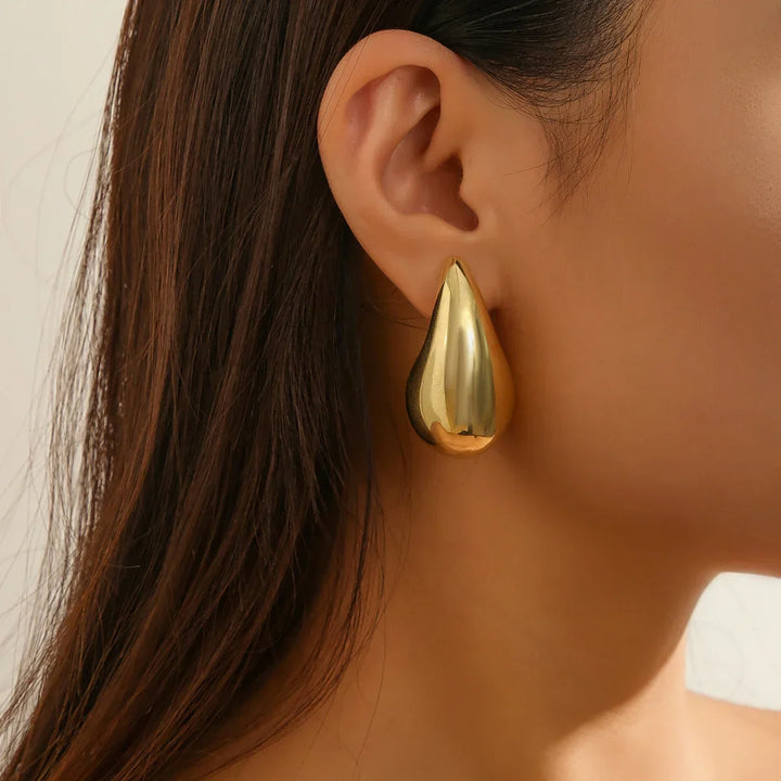 Boucles d'oreilles goutte d'eau Rhoni® en promotion
