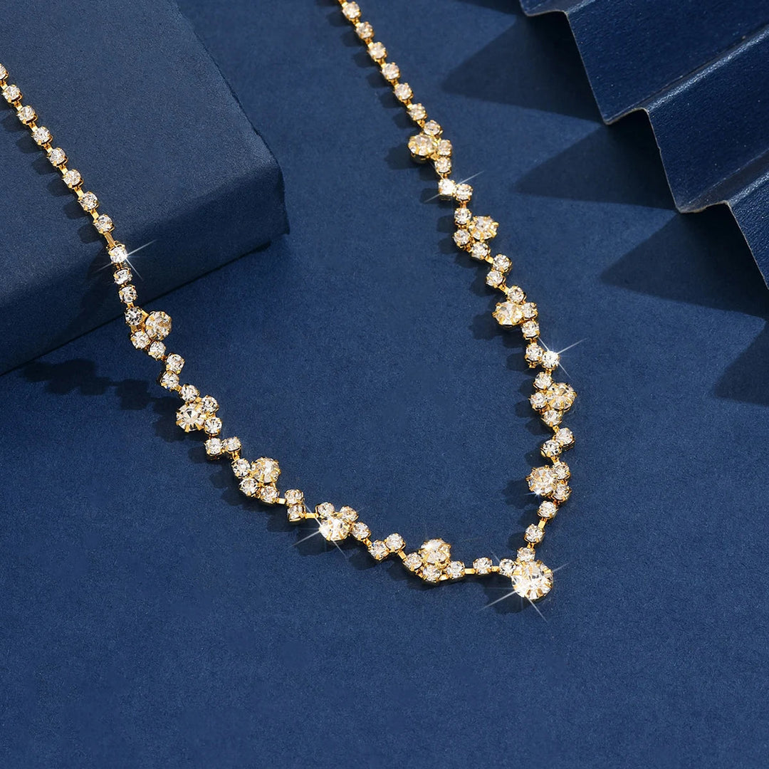 Collier de Mariée Élégant en Diamants