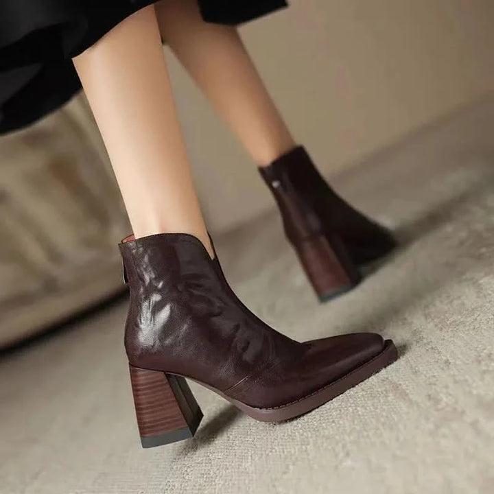 Morgane™| Bottines en cuir Everly