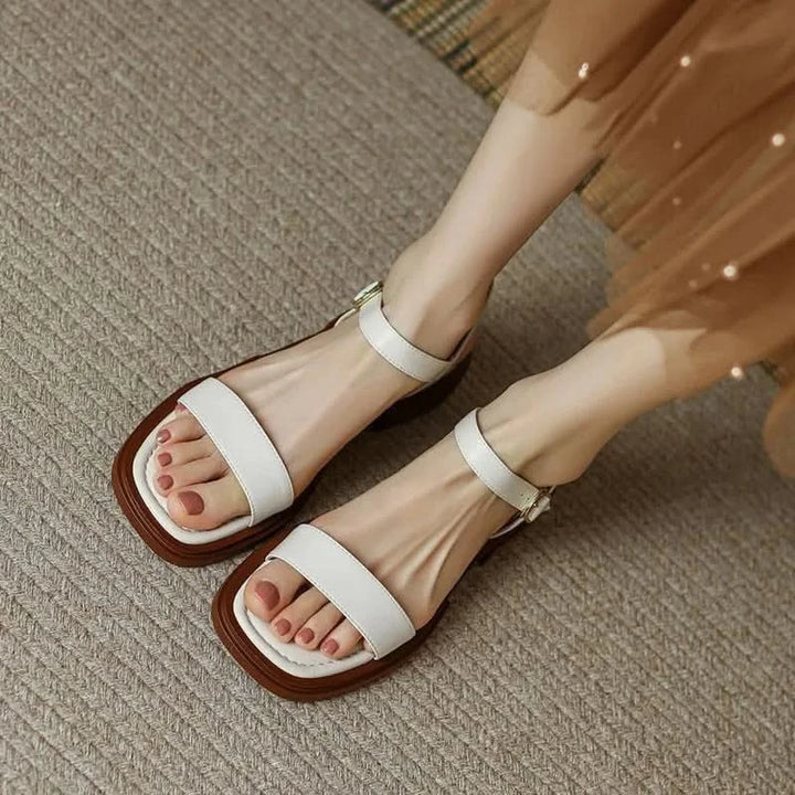 Morgane™| Sandales en cuir confortables