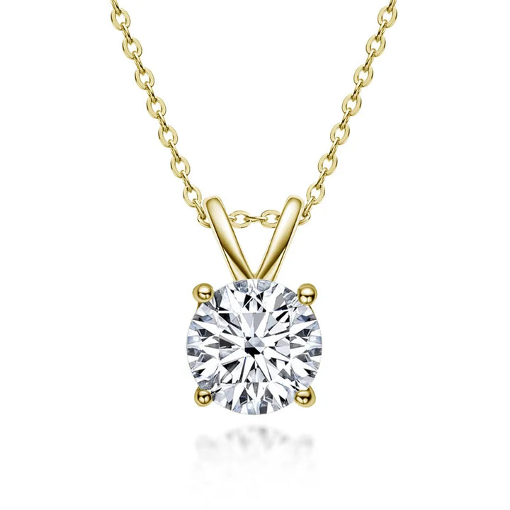 Collier en Diamant Moissanite en Argent Sterling Exclusif