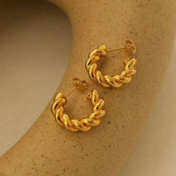 Boucles d'Oreilles Hoop Pâtisserie