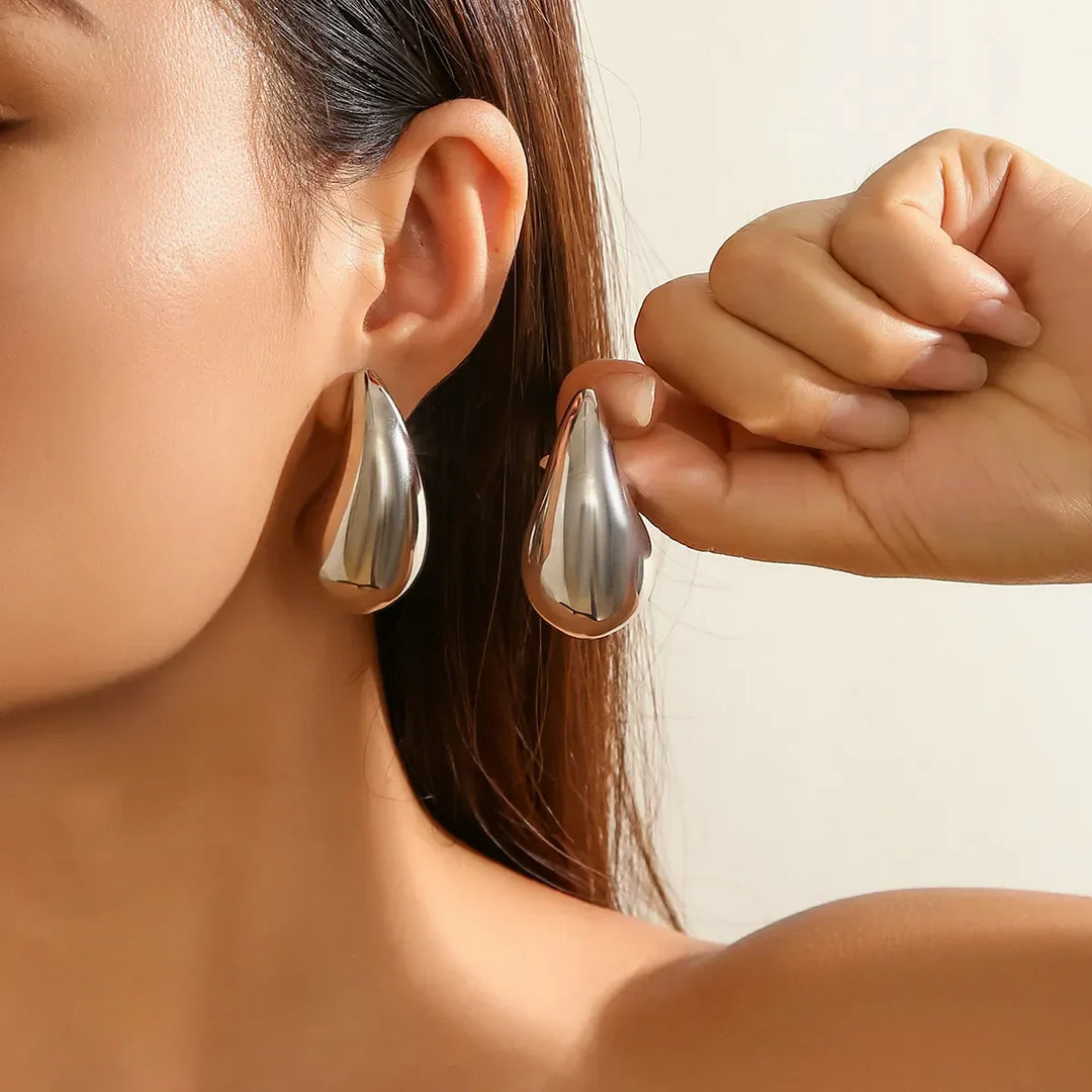 Boucles d'oreilles goutte d'eau Rhoni® en promotion