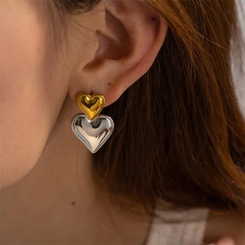Boucles d'oreilles Mixie Heart