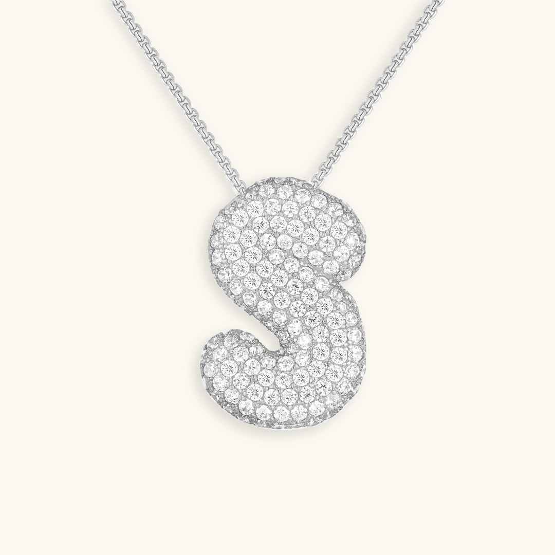 Collier Initiales Hailey Bubble