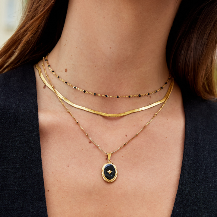 Collier en or chaîne serpent