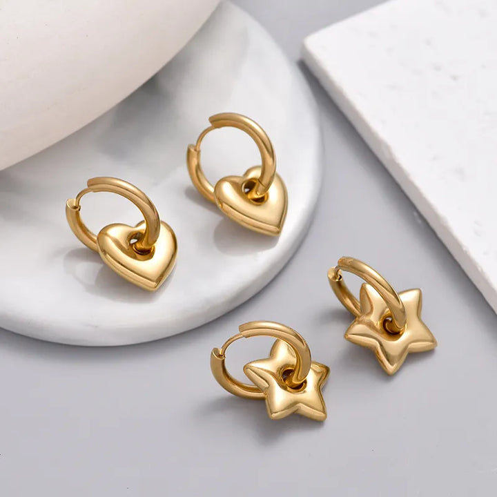 Ellie® Boucles d'oreilles Chunky Bubble 2-en-1