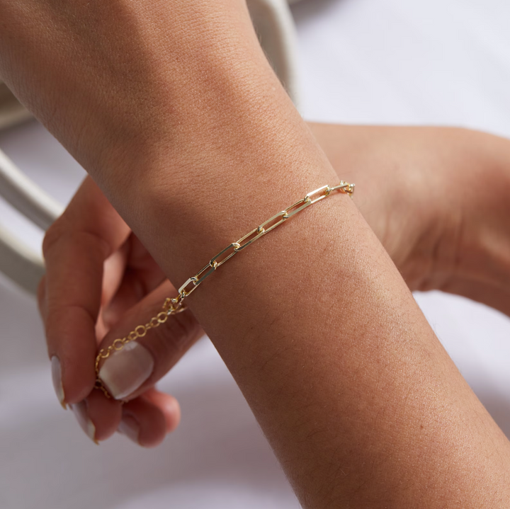 Bracelet en Chaîne Paperclip Maui